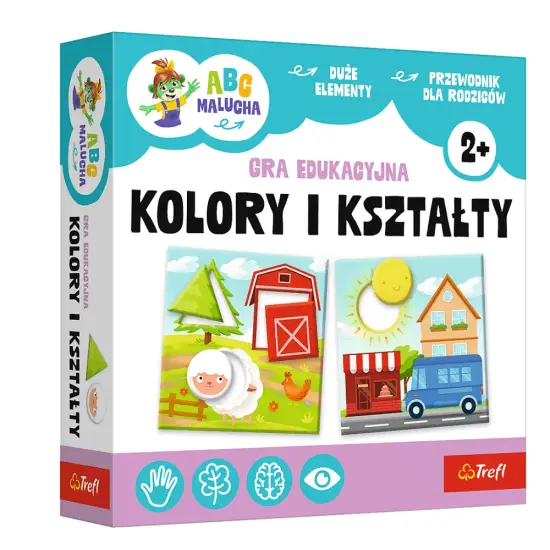 Izglītojoša spēle Krāsas un formas ABC bērniem 02904 Galda un sporta spēles