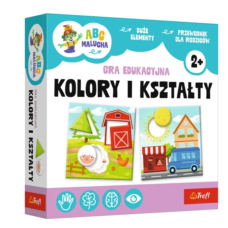 Izglītojoša spēle Krāsas un formas ABC bērniem 02904 Galda un sporta spēles