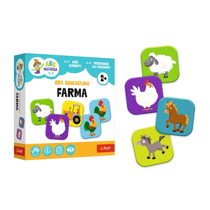 Izglītojoša spēle maziem bērniem Farm Galda un sporta spēles