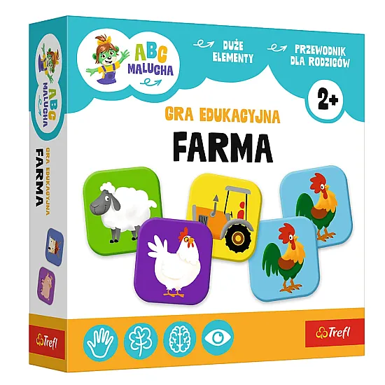 Izglītojoša spēle maziem bērniem Farm Galda un sporta spēles