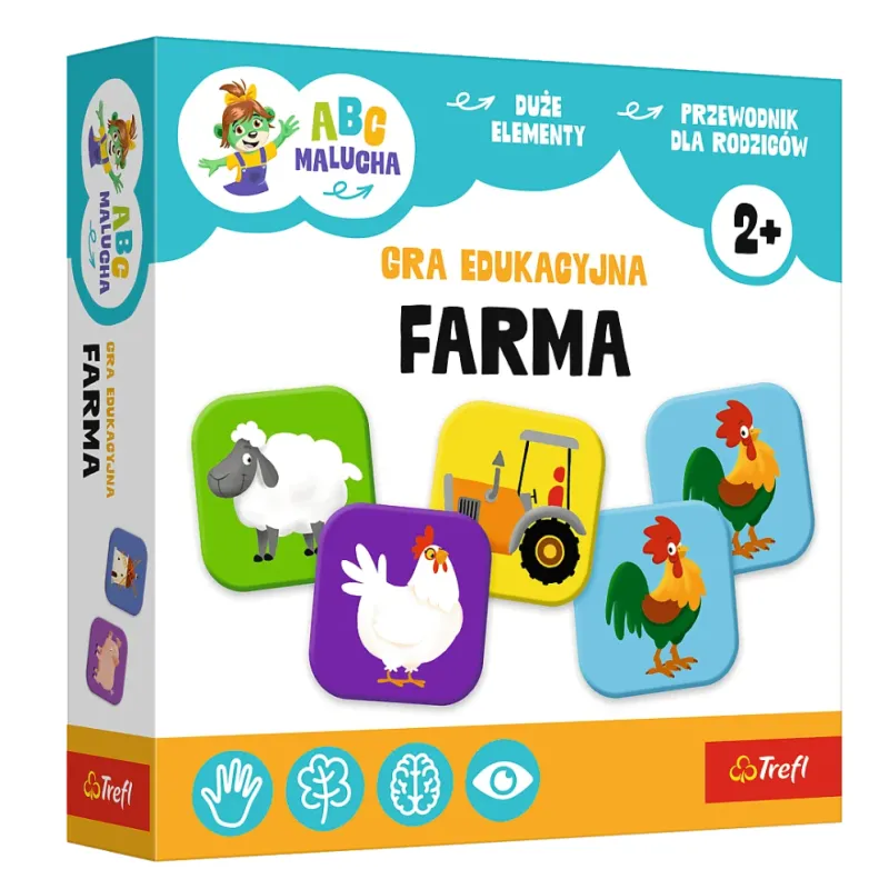 Izglītojoša spēle maziem bērniem Farm Galda un sporta spēles