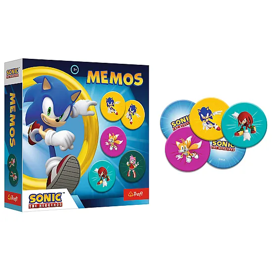 Bērnu atmiņas spēle Memos Sonic The Hedgehog Trefl 02897 Galda un sporta spēles