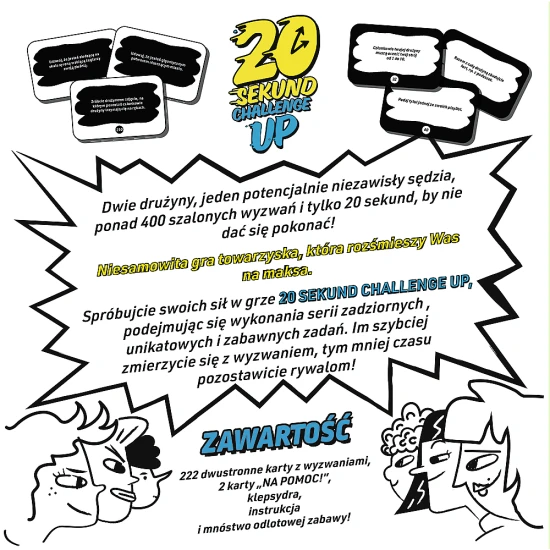 20 sekunžu izaicinājuma galda spēle: New Deal Trefl 02903 Galda un sporta spēles