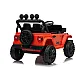 Vaikiškas oranžinis akumuliatorinis visureigis Jeep Rubicon DK-JWR558