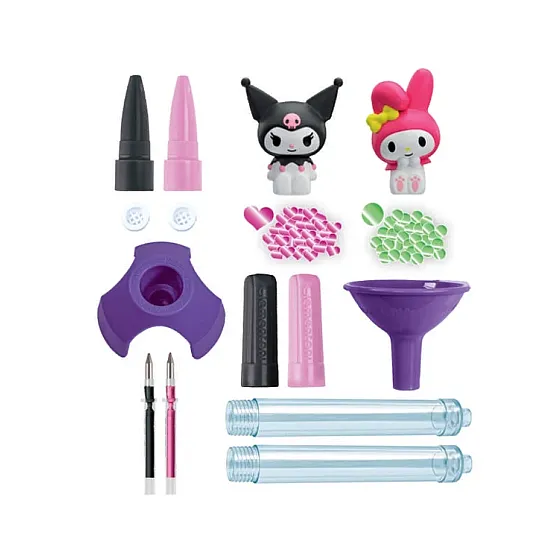 Mini rašiklių gaminimo rinkinys Hello Kitty ir draugai Clementoni 18431
