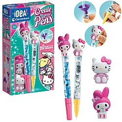 Mini rašiklių gaminimo rinkinys Hello Kitty Clementoni 18433