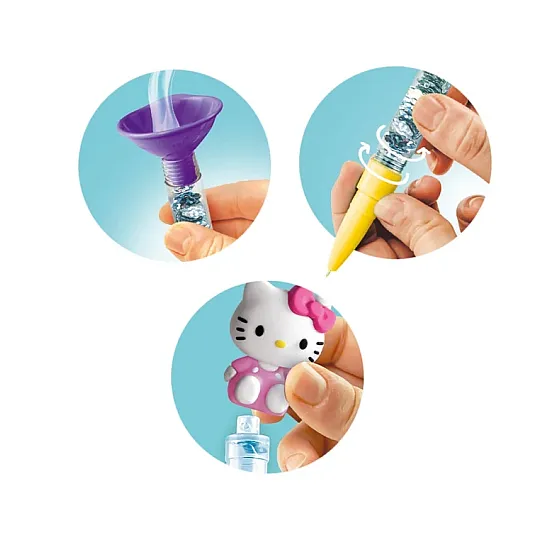 Mini rašiklių gaminimo rinkinys Hello Kitty Clementoni 18433