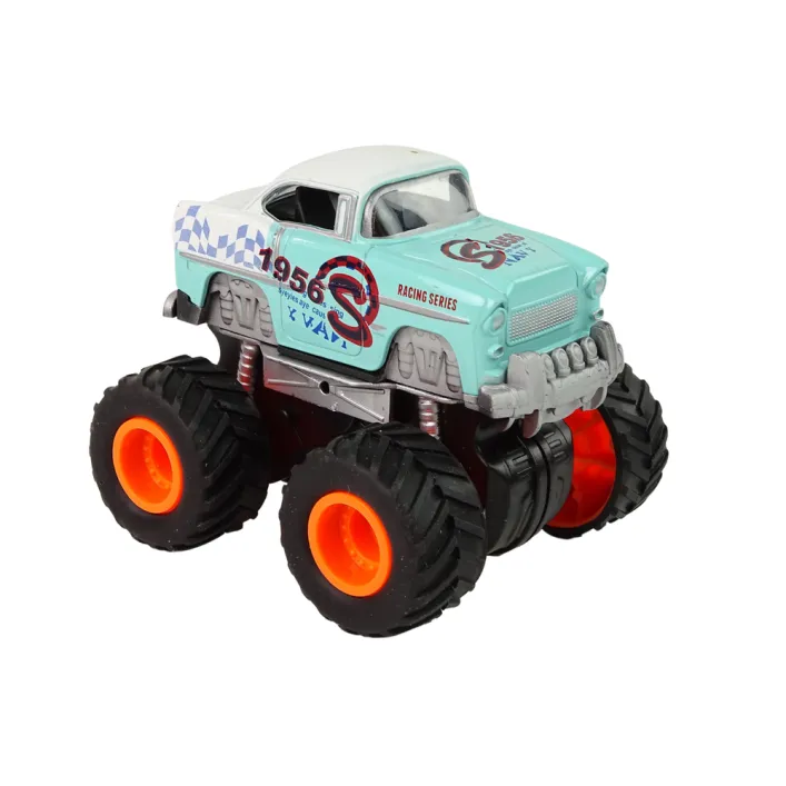 4x4 Classic Large Wheel Model 4 Colours Rotaļlietu automašīnas