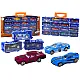 A set of cars with springs in a metal suitcase, 16 pieces Rotaļlietu automašīnas