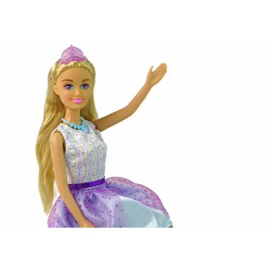 Anlily princese lelle ar violetu kleitu Leļļu un spēļu komplekti