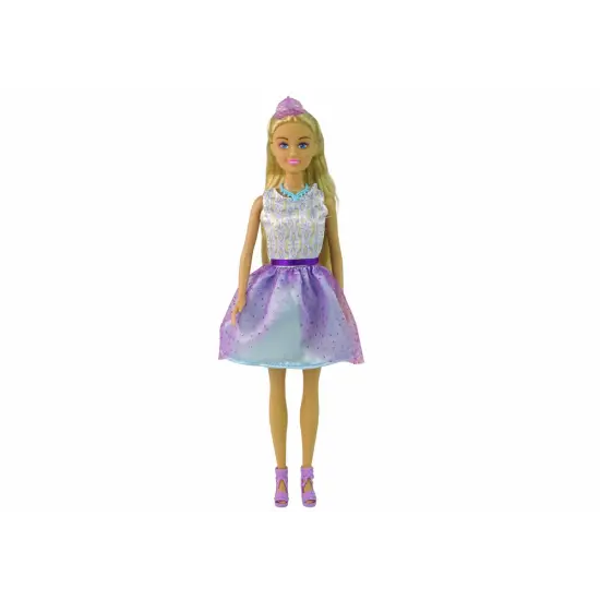 Anlily princese lelle ar violetu kleitu Leļļu un spēļu komplekti