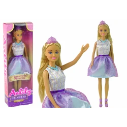 Anlily princese lelle ar violetu kleitu