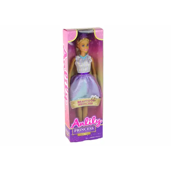 Anlily princese lelle ar violetu kleitu Leļļu un spēļu komplekti