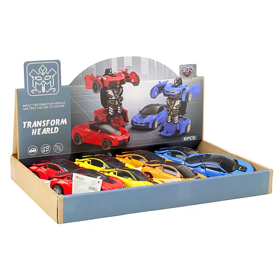 Auto-Robot 2in1 Robot 4 Colors Rotaļlietu automašīnas