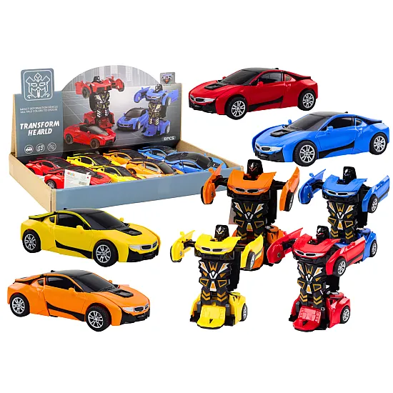 Auto-Robot 2in1 Robot 4 Colors Rotaļlietu automašīnas