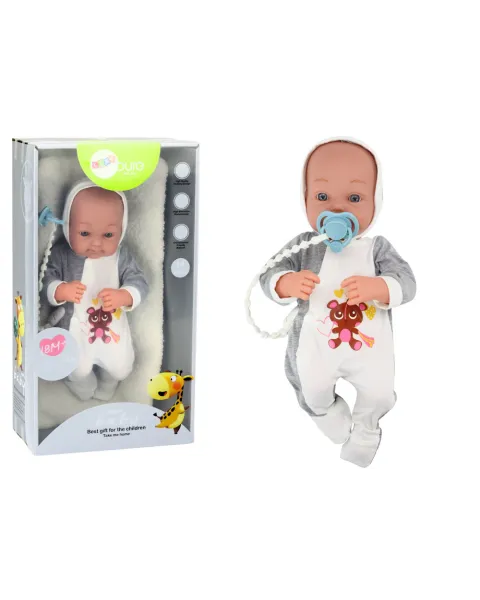 Nukk beebiga luti ja tekiga, 35 cm