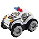 Police Car Rollover Obstacle Sensor 360° Lights Sounds White Rotaļlietu automašīnas