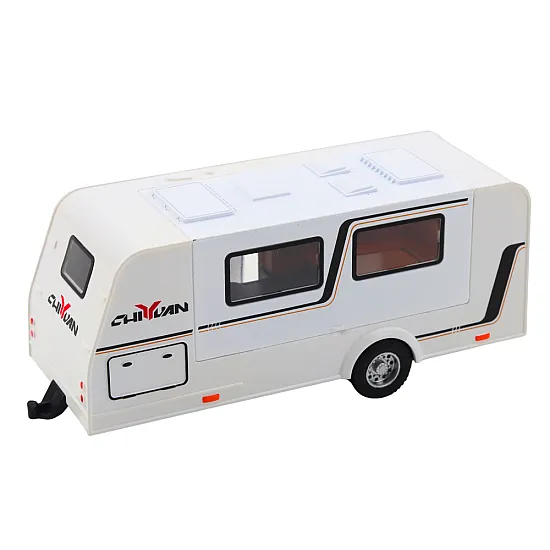 Set of Car Off-road Camper Metal Drive Lights Sounds White 1:32 Žaisliniai automobiliai