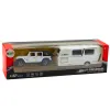 Set of Car Off-road Camper Metal Drive Lights Sounds White 1:32 Rotaļlietu automašīnas