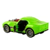 Car 1:14 Car Green Sports Sound Lights Vehicle Rotaļlietu automašīnas