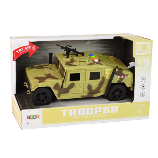 Car Military Vehicle Fractal Drive Bright Moro Rotaļlietu automašīnas