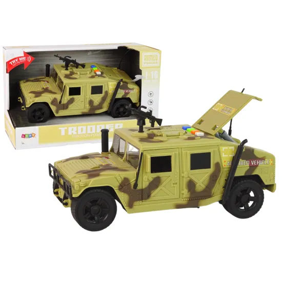 Car Military Vehicle Fractal Drive Bright Moro Rotaļlietu automašīnas