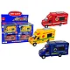 Car Rescue Vehicle Police Fire Brigade Friction Drive 3 Models Rotaļlietu automašīnas