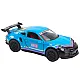 Car Sports Car 1:32 Friction Drive Metal Turquoise Rotaļlietu automašīnas