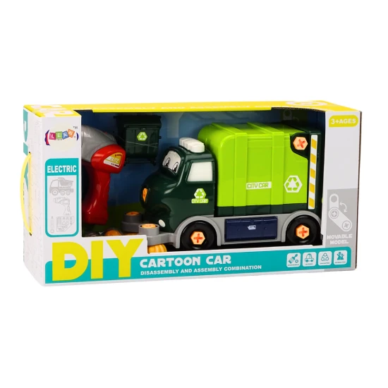 Sadzīves atkritumu mašīnas bojājumu demontāža