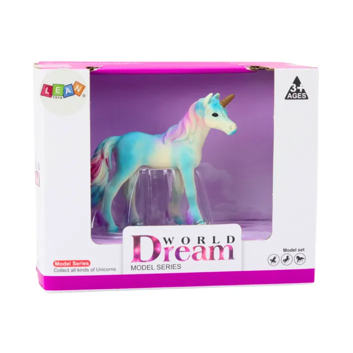 Kolekcionējama zilā vienradža figūriņa 8 CM Dzīvnieku figūriņas