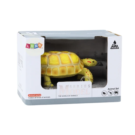 Kolekcijas dzeltena bruņurupuča figūra Leļļu un spēļu komplekti