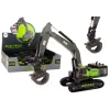 Crawler Excavator Grapple Drilling Rig Bucket 1:55 Black-Green Rotaļlietu automašīnas