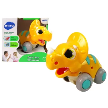 Dinozaura figūriņa uz riteņiem
