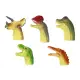 Dinozauru formas gumijas sensoro lelles Dinozauri