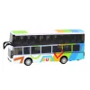 Double Decker Bus With Metal Drive, Colorful Lights, Sounds Rotaļlietu automašīnas