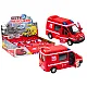 Fire Truck 1:32 Opening Doors Lights Sounds Drive Red Rotaļlietu automašīnas