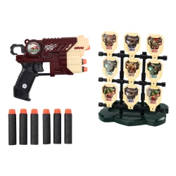 Šaušanas komplekts ar lodēm un dinozauru mērķiem