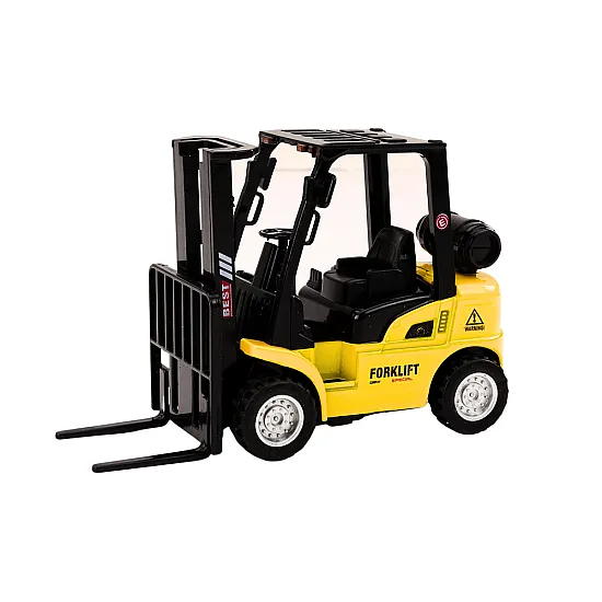Forklift Friction Drive Metal Yellow Toy cars