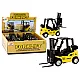Forklift Friction Drive Metal Yellow Toy cars