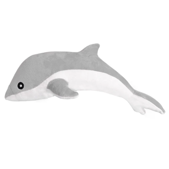 Gray dolphin plush mascot 70 cm Plīša rotaļlietas