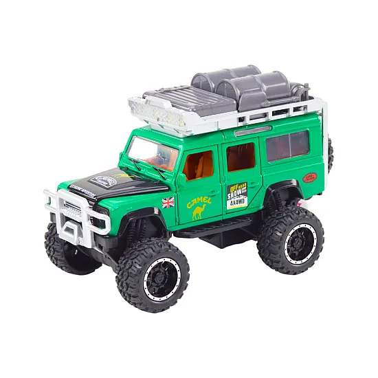 Guard Off-Road Car 1:32 Metal Drive Lights Sounds Rotaļlietu automašīnas