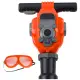 Handyman Set Pneumatic Hammer Glasses Orange Darba rīki
