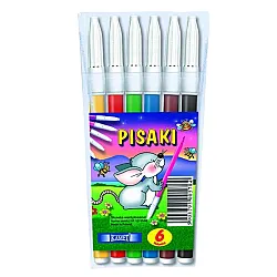KAMET flomasteriai 6 spalvų