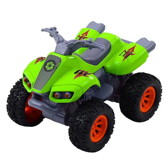 Quad Bike With Rubber Tires Metal Body Mix Samochody-zabawki