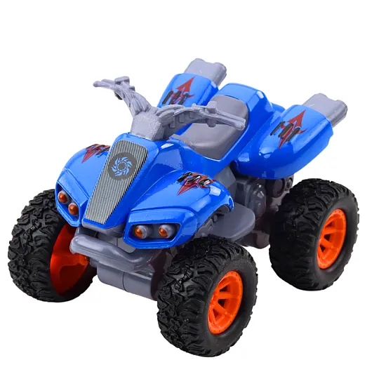 Quad Bike With Rubber Tires Metal Body Mix Samochody-zabawki