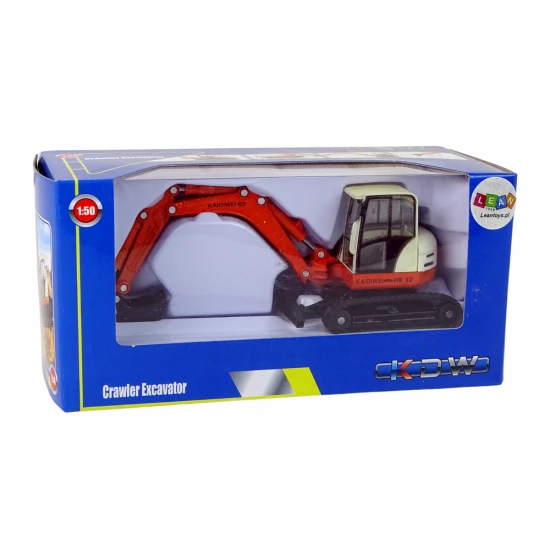 Koparka Metalowa z Łyżką Ruchome Ramie 1:50 Rotaļlietu automašīnas