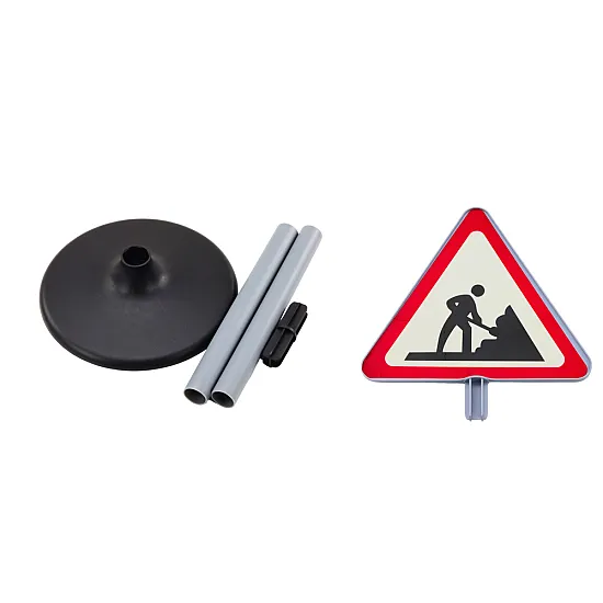 Didelis edukacinis kelio darbai ženklas 70 cm Lavinamieji