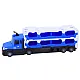 Lora Tow Truck Race Track 2in1 Lights Sounds Signs Cars Blue Samochody-zabawki
