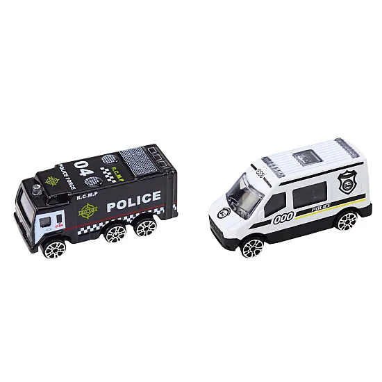 Lora Tow Truck Race Track 2in1 Lights Sounds Signs Cars Blue Samochody-zabawki
