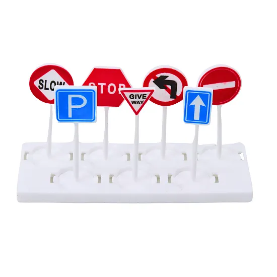 Lora Tow Truck Race Track 2in1 Lights Sounds Signs Cars Blue Samochody-zabawki